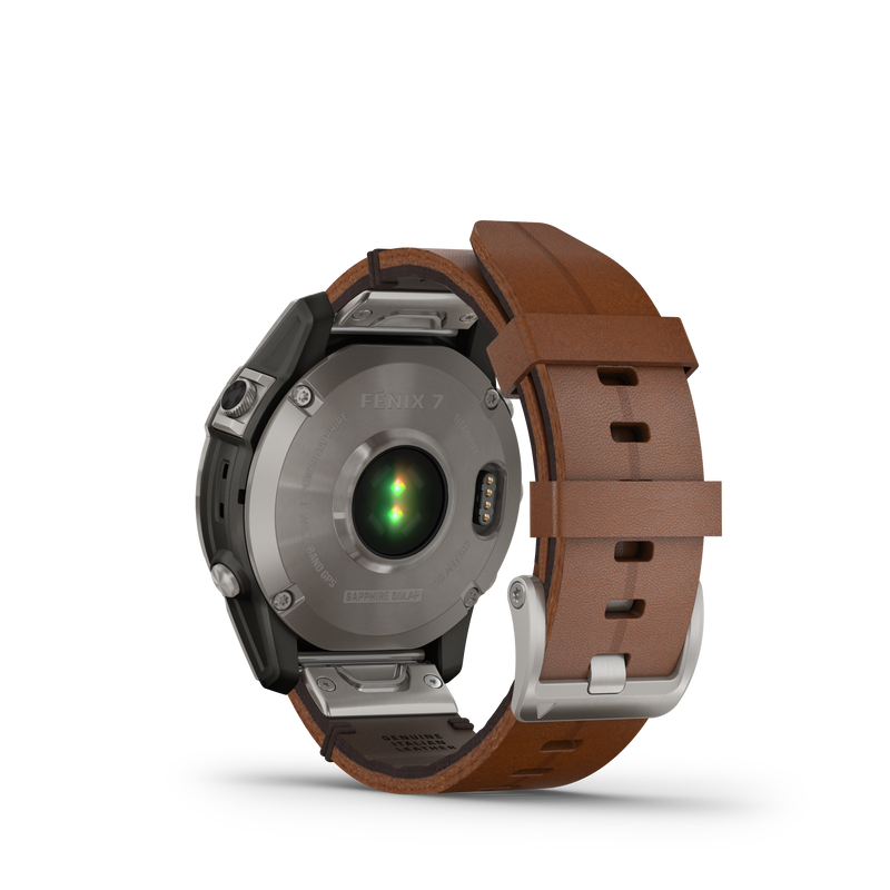 Fenix 7 Solar Smart Watch - Graphite/Chestnut - 010-02540-31