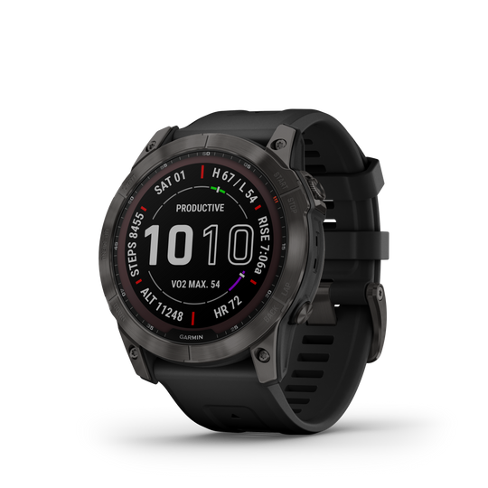 Fenix 7X Solar Smart Watch - Grey/Black - 010-02541-11