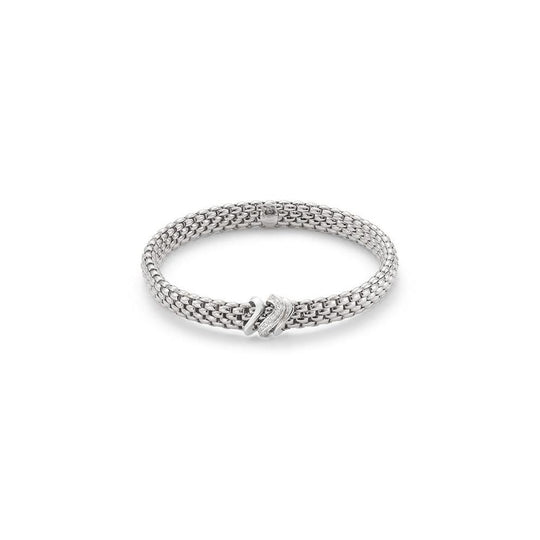 18ct White Gold Vendome Flex'It Bracelet - 0.13ct - 553B BBRS
