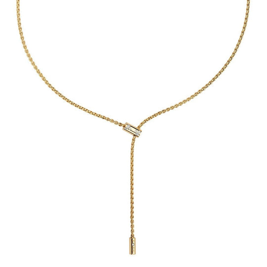 Aria Diamond Lariat Necklace - Yellow Gold - 890FRBBR-G