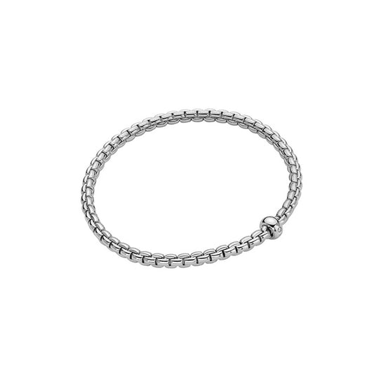 Eka Flex'it Bracelet, Large - White Gold - BR730BBRL