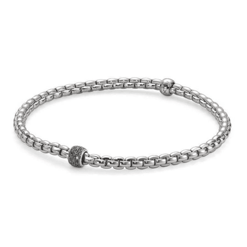 fope-eka-tiny-bracelet-white-gold-black-diamond-733bpavenm-b