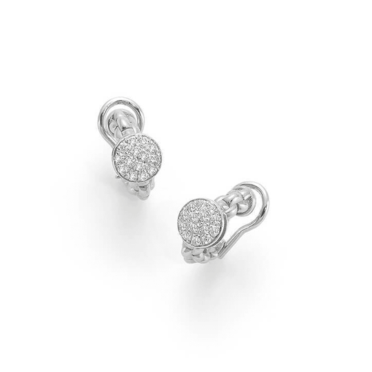 FOPE Eka Tiny Earrings - White Gold/Diamond - OR736PAVE-B