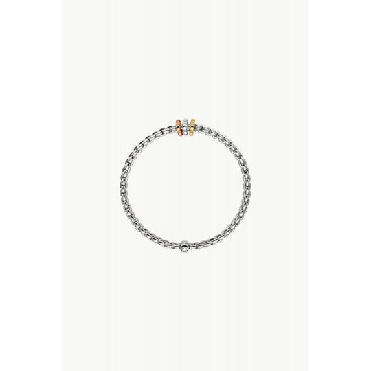 Eka Tiny Flex'it Bracelet - White Gold - 739B-S