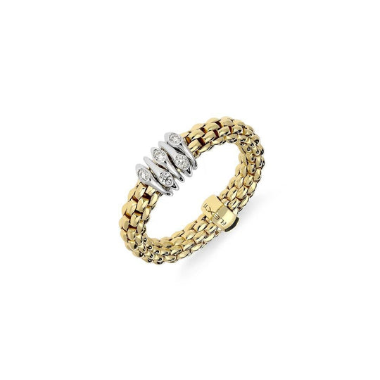 Flex'It Prima Diamond Ring, Med -18ct Yellow Gold - AN746 BBRM-GB