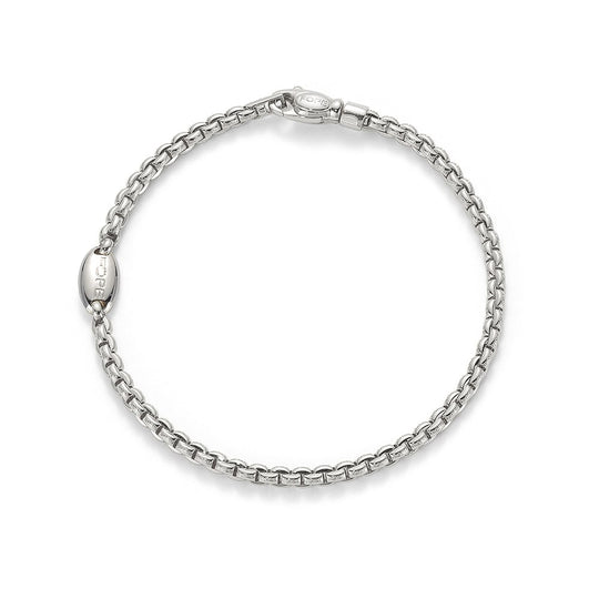 Fope Eka Tiny Bracelet - White Gold - 19cm ~ 730B-B