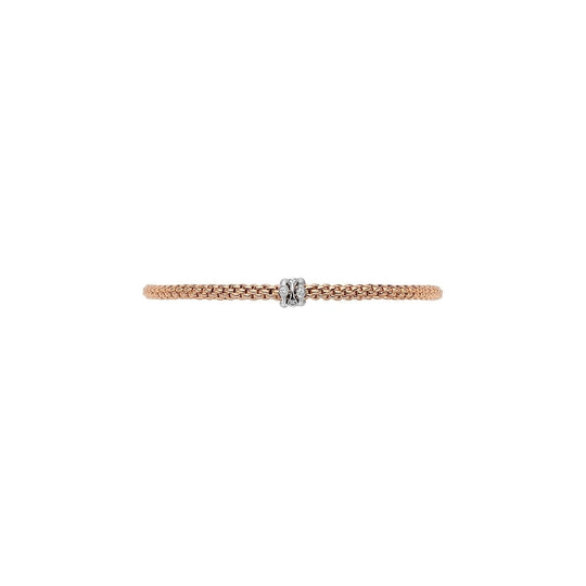 FOPE Prima Bracelet - Rose Gold/Diamond ~ 743BBBRM-BR