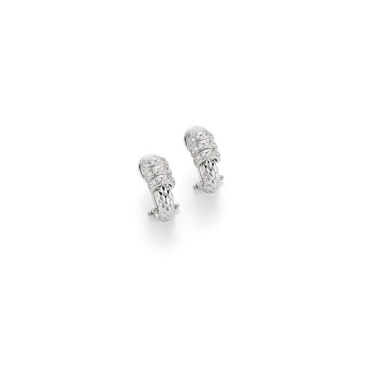 FOPE Solo Earrings - White Gold/Diamonds ~ OR623BBR-B