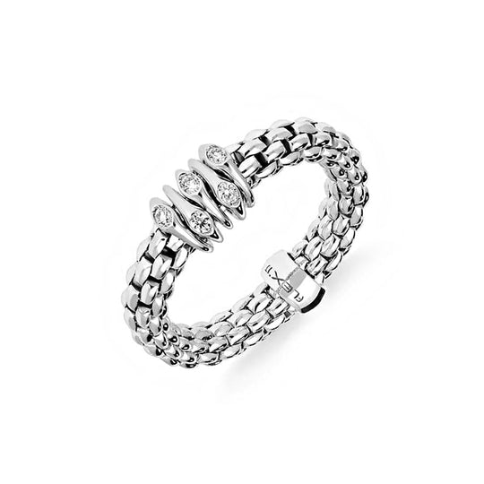 Prima Flex'it Diamond Ring, Medium - 18ct White Gold - AN746BBRM-B