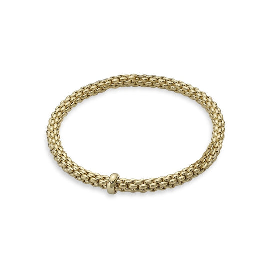 Fope Solo Bracelet - Yellow Gold - Medium ~ 620BM-G