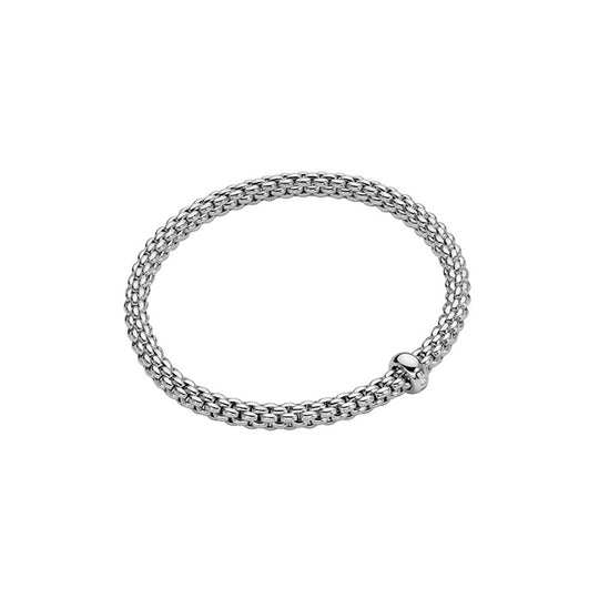 Solo Flex'it Bracelet, Medium - 18ct White Gold - BR620BBRM