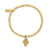 Didi Sparkle Hamsa Hand Bracelet - Gold - GBDS2070