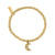 Didi Sparkle Starry Moon Bracelet - Gold - GBDS3087