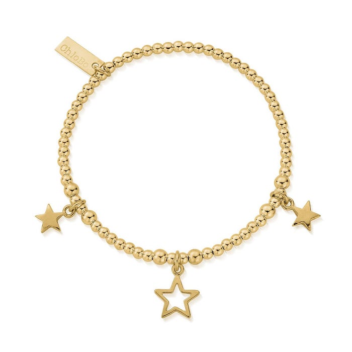 Triple Star Bracelet - Gold - GBSB1065810