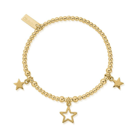 Triple Star Bracelet - Gold - GBSB1065810