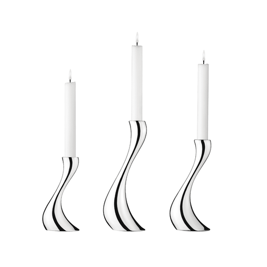 Cobra 3 Piece Candleholders with Candles - 3586634