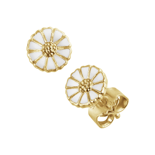 Daisy Earrings - Small - White/Gold - 10018924
