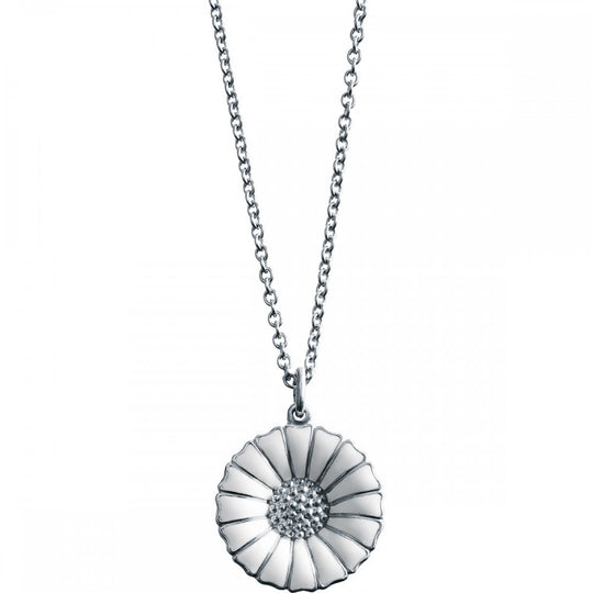 Daisy Necklace - Silver/White - Large - 3536208