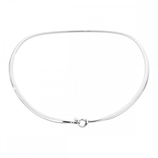 Dew Drop Neckring - Sterling Silver - 3532681