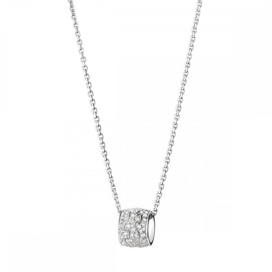 Fusion Pendant on a Necklace  - White Gold/Diamond ~ 3517108