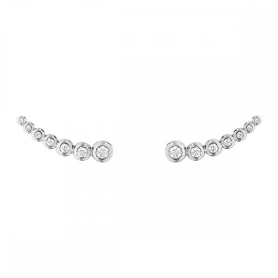 Georg Jensen Aurora Ear Cuffs - White Gold/Diamond ~ 3518445