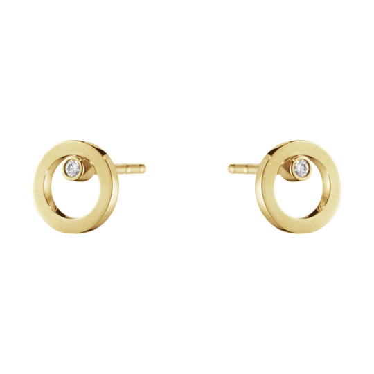 HALO Earrings - 18ct Yellow Gold - 10014062
