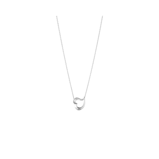 Love Leaf Heart Pendant - Silver - 20001069