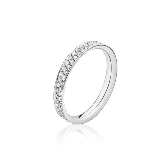 Magic Diamond Band Ring - White Gold - Size 54 - 200002850054