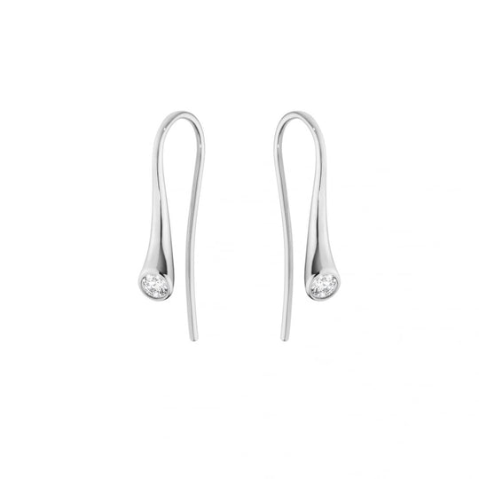 Magic Ear Hooks - White Gold/Diamond - 10009512
