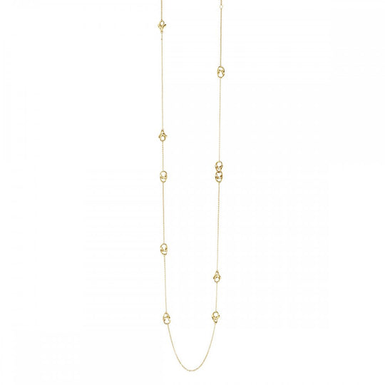 Georg Jensen Magic Sautoir Necklace - Yellow Gold/Diamond ~ 10012169