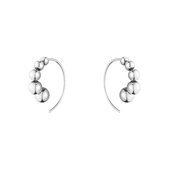 Moonlight Grapes Earrings - Silver - 10014371