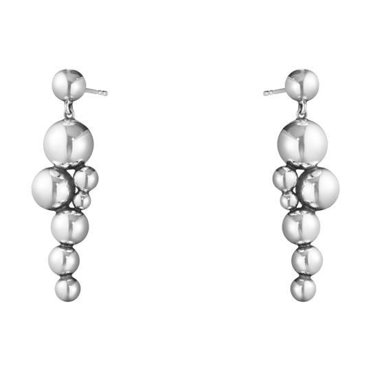Moonlight Grapes Earrings - Silver - 10019037