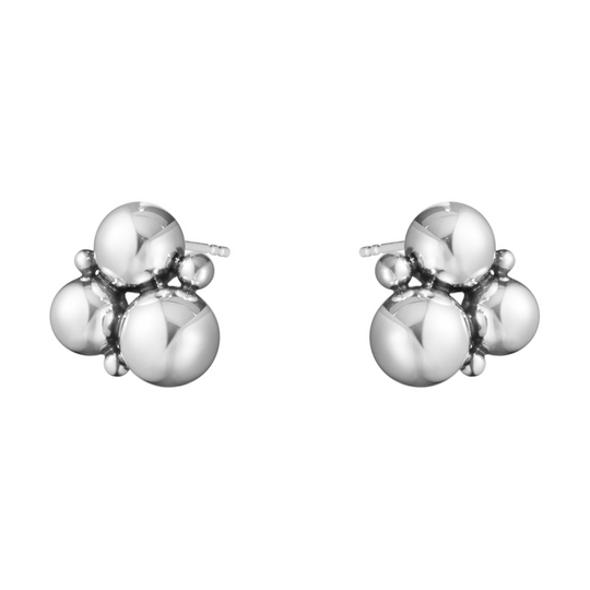 Moonlight Grapes Earrings - Silver - 10019038