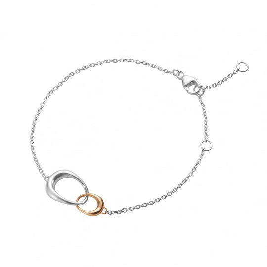Offspring Interlocking Bracelet - Silver/Rose Gold - 10012371
