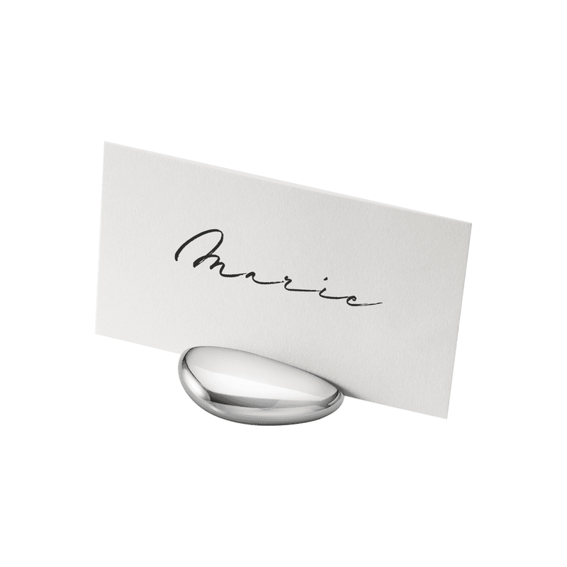 Black and white place card clearance holders