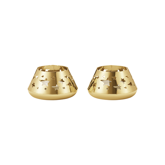Star Tealight Holders - Gold - 10019975