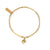 Dainty Moon & Sun Bracelet - Gold - GMBMNCR1097