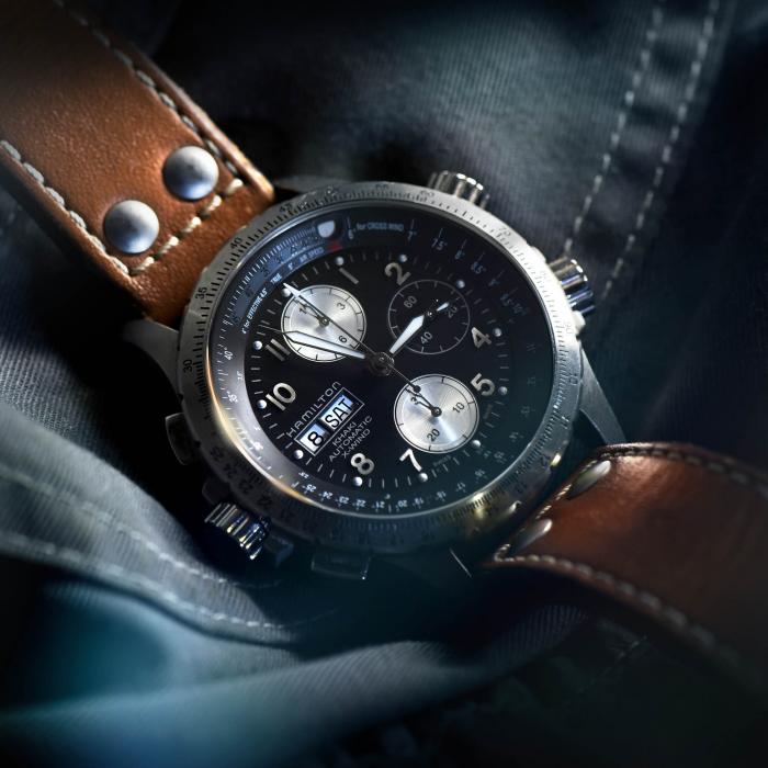 Khaki Aviation X-Wind Gents Watch - H77616533