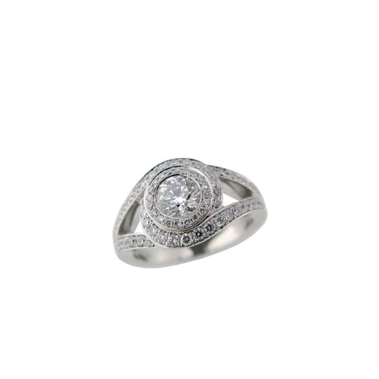 18ct White Gold Diamond Ring - 1.35ct