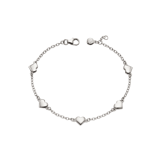 Beatrice 'Lots of love' Children's Bracelet - Silver - LSB0308