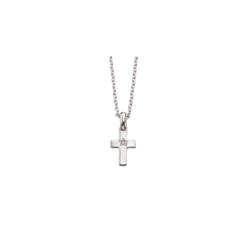 little-star-grace-diamond-cross-necklace-silver-lsn0011