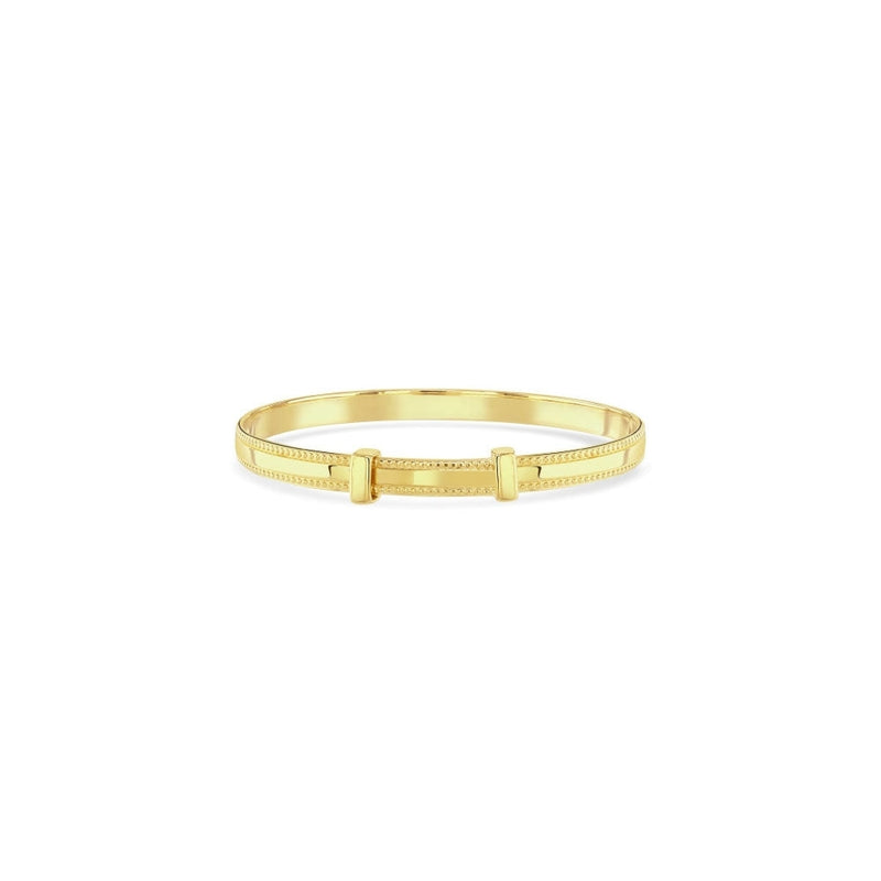 little-star-kavi-beaded-childrens-bangle-gold-lsb0399