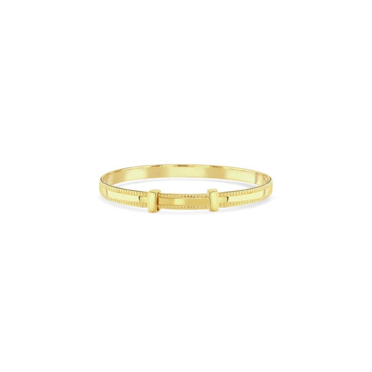 Kavi Beaded Children's Bangle - Gold - LSB0399