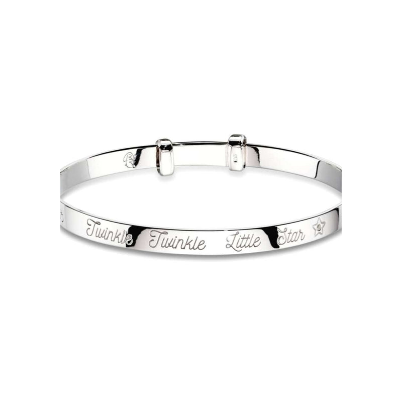 little-star-twinkle-diamond-baby-bangle-silver-lsb0024