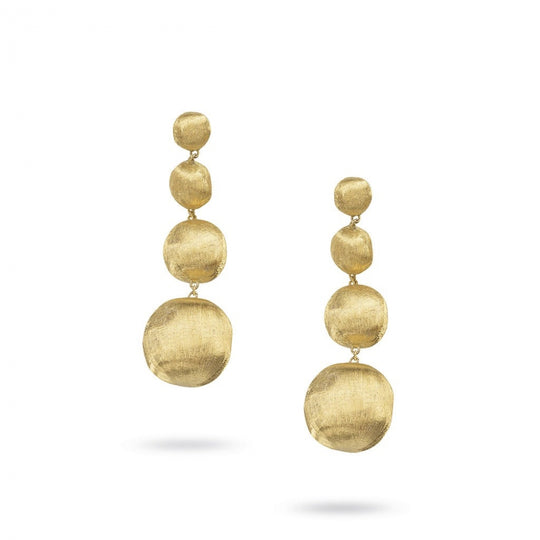 Africa Earrings - 18ct Gold - OB937-P