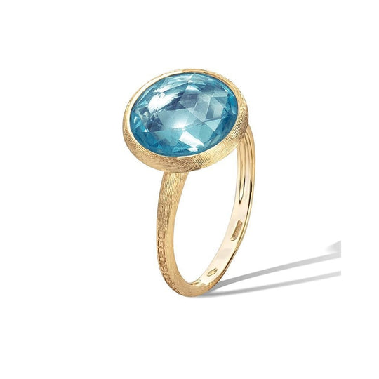 Jaipur Topaz Ring, Size 55 - 18ct Gold - AB586-TP01