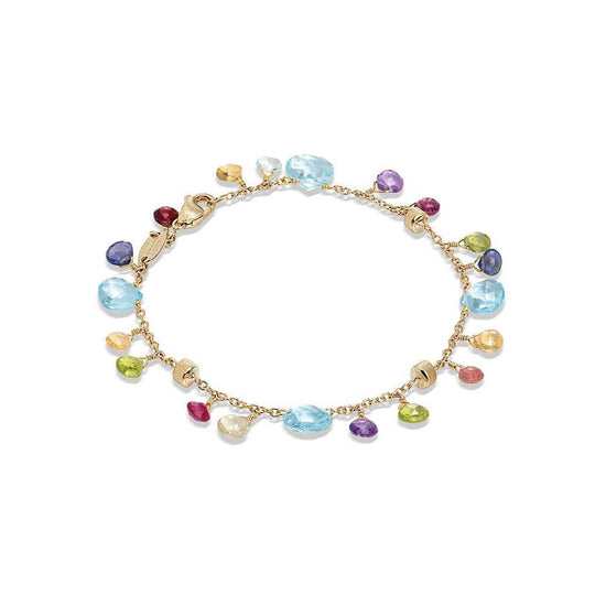 Paradise Mixed Gemstone Bracelet - 18ct Gold - BB2584-MIX01T