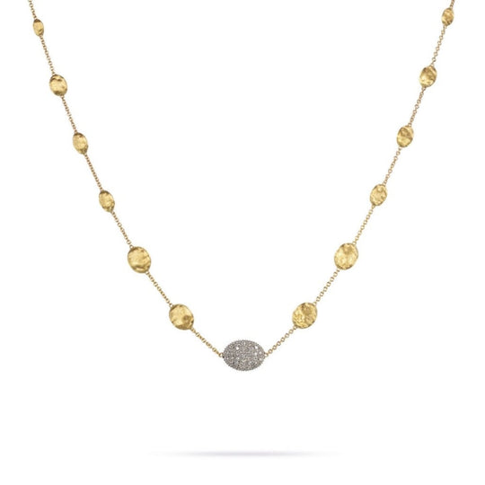 Siviglia Necklace - Yellow Gold/Diamond - CB1730-B-YW