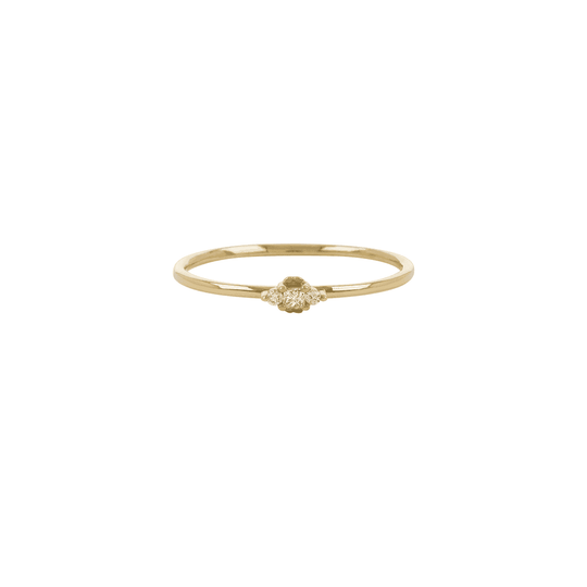 Dala 3 Diamond Stacking Ring - Gold - RG-S-DAL3-WD
