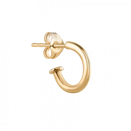 Original Plaque Hoop Earring - Gold - HPO